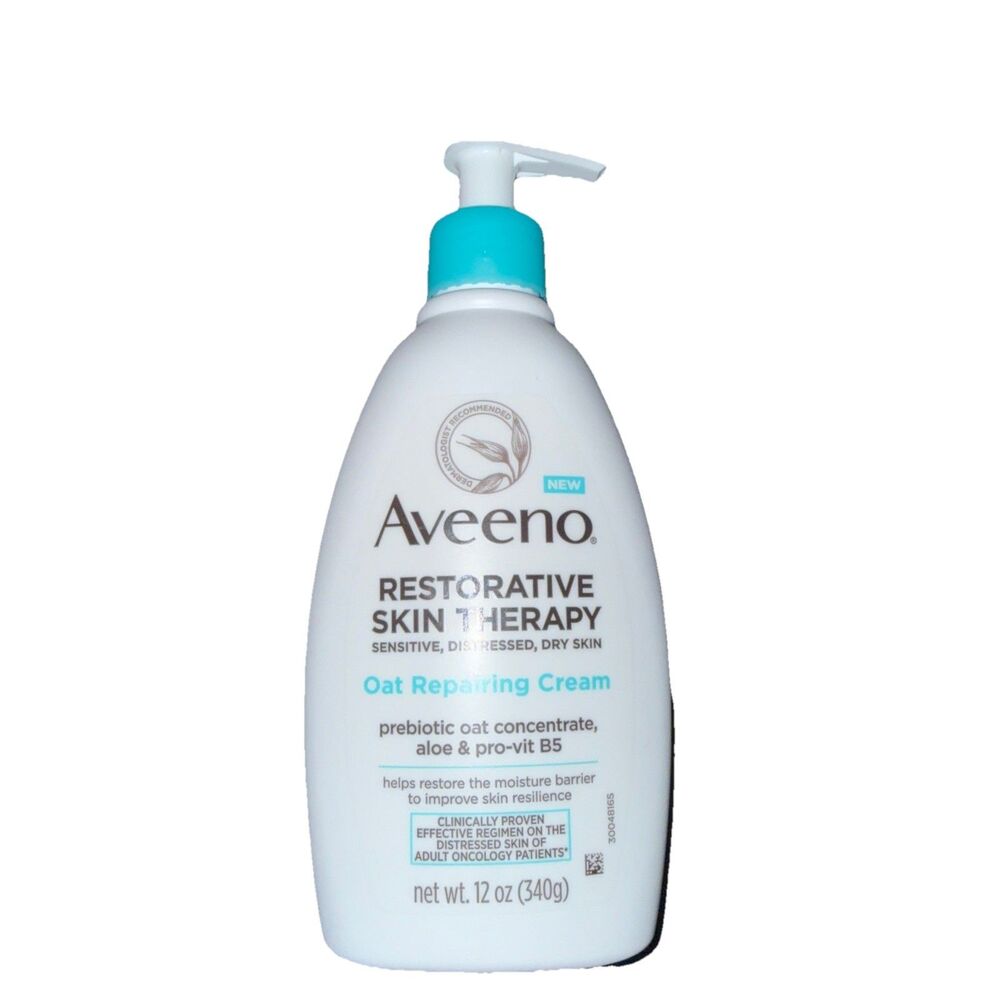 1 Aveeno Restorative Skin Therapy Oat Repairing Cream Body Lotion 12 oz Original